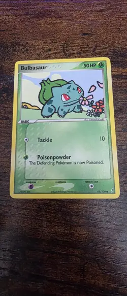 Bulbasaur 45/100 Common Crystal Guardians Pokemon Lightly Played - Image 1