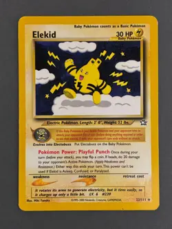 Elekid 22/111 Rare Neo Genesis Pokemon Unlimited MP - Image 4