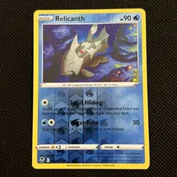 Pokemon TCG Relicanth Silver Tempest 044/195 Reverse Holo Common NM/M - Image 1