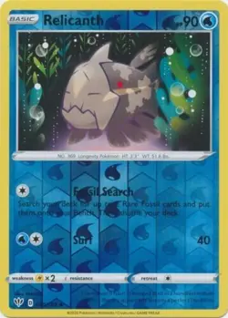 Reverse Holo Relicanth 040/189 Uncommon Darkness Ablaze Pokemon TCG - Image 1