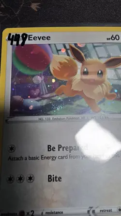 Pokemon - Eevee SWSH212 Black Star Promo Astral Radiance LP SWIRL - Image 3