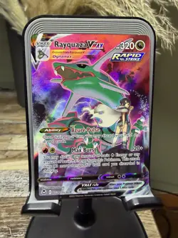 Pokemon Rayquaza VMAX TG20/TG30 Silver Tempest TG Full Art Holo 320HP - Image 1