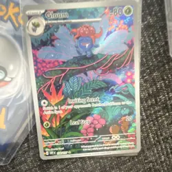 Pokemon TCG Gloom 198/197 SV03 Obsidian Flames Illustration Rare Holo EN - Image 1