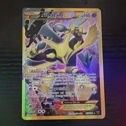 Pokemon TCG Alakazam EX 125/124 Fates Collide Secret Rare Holo EN 160 HP - Image 1
