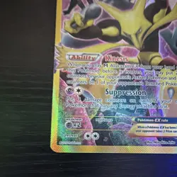 Pokemon TCG Alakazam EX 125/124 Fates Collide Secret Rare Holo EN 160 HP - Image 3