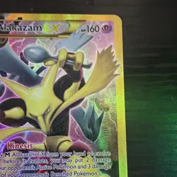 Pokemon TCG Alakazam EX 125/124 Fates Collide Secret Rare Holo EN 160 HP - Image 5