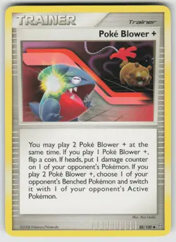 Poke Blower + 88/100 Uncommon Stormfront Pokemon Lightly Played - Image 1