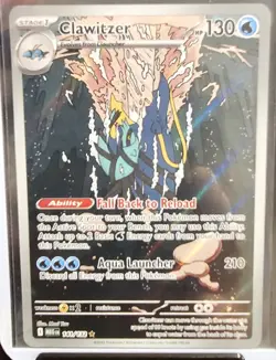 Pokemon TCG Clawitzer 141/132 Illustration Rare - Image 1