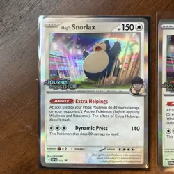 Pokemon Journey Together Stamped Hop’s Snorlax 117/159 TCG NM - Image 2