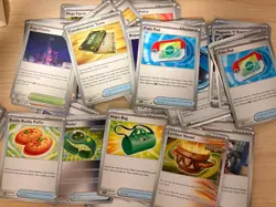 100+ Pokemon Cards Bulk Lot Regular/Reverse Holo Trainers! SV/ME eras - Image 1