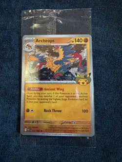 Pokemon Chicago Field Museum Fossil Exhibit Archeops Promo Card 051/086 SEALED - Image 1