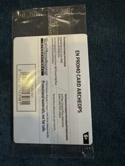 Pokemon Chicago Field Museum Fossil Exhibit Archeops Promo Card 051/086 SEALED - Image 2