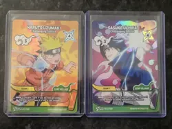 Naruto Mythos 1st Edition Naruto & Sasuke Starter Promo Cards - Image 2