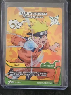 Naruto Mythos 1st Edition Naruto & Sasuke Starter Promo Cards - Image 3