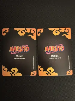 Naruto Mythos 1st Edition Naruto Uzumaki & Sasuke Uchiha Starter Promo Cards - Image 2