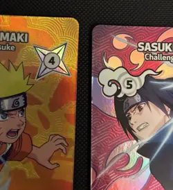 Naruto Mythos 1st Edition Naruto Uzumaki & Sasuke Uchiha Starter Promo Cards - Image 4