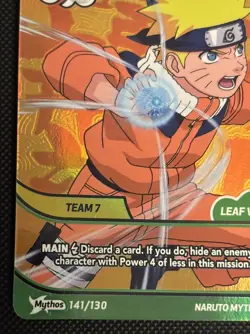 Naruto Mythos 1st Edition Naruto Uzumaki & Sasuke Uchiha Starter Promo Cards - Image 5