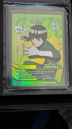 Rock Lee 117/130V And Kiba Inuzuka 113/130V Naruto Mythos Players Promo Cards - Image 3