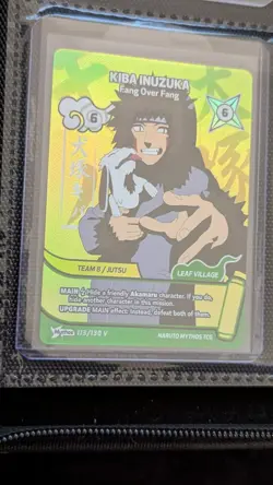 Rock Lee 117/130V And Kiba Inuzuka 113/130V Naruto Mythos Players Promo Cards - Image 4