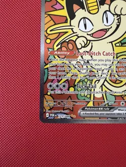 Pokemon card- Meowth EX SIR-121/088; perfect order, pack fresh, near mint - Image 5
