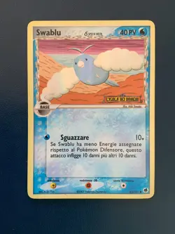 SWABLU - Delta Species - Ex Dragon Frontiers - STAMP - Pokemon - Holo ITA NMINT - Image 1