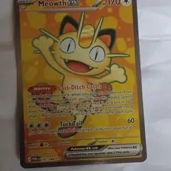 Pokemon TCG Meowth EX Ultra Rare 107/088 Perfect Order English Pack Fresh - Image 1