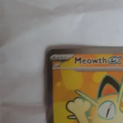 Pokemon TCG Meowth EX Ultra Rare 107/088 Perfect Order English Pack Fresh - Image 4