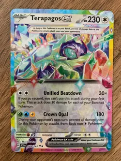 Terapagos ex 128/142 Double Rare Holo Stellar Crown - Image 1