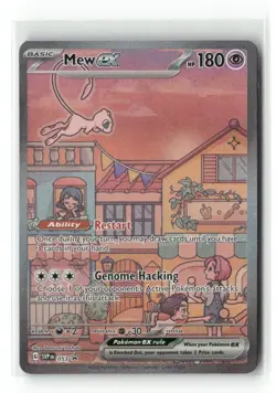 Pokemon TCG Scarlet & Violet 151 UPC Black Star Promo #053 Mew EX - Image 1