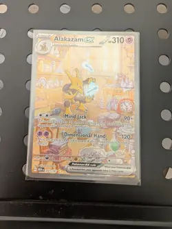 Alakazam ex 201/165 SV: Scarlet & Violet 151 Ultra Rare Full Art Holo NM English - Image 1