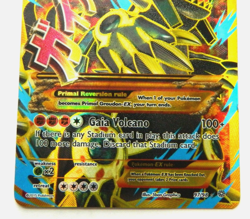 Pokemon Primal Groudon EX 97/98 Ancient Origins Full Art Holo Lightly Played - Image 3