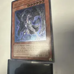yugioh Blackwing - Elphin the Raven RGBT-EN013 Ultimate 1st Edition Heavy Play - Image 3