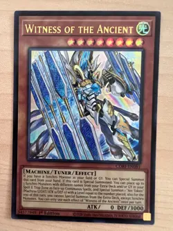 Yugioh Witness of the Ancient CORI-EN081 Ultra Rare 1st Edition Near Mint - Image 1