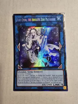 RA05-EN057 Yuki-Onna, the Absolute Zero Mayakashi Collector's Rare 1st Ed YuGiOh - Image 1
