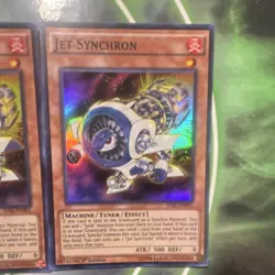 Yu-Gi-Oh! Jet Synchron SDSE-EN001 1st Edition x3 Lightly Played - Image 2