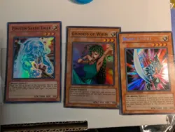 Blade Knight CT1-EN002 2004 Secret Rare HP Goddess Of Whim Photon Sabre Tiger LP - Image 1