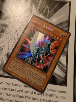 Blade Knight CT1-EN002 2004 Secret Rare HP Goddess Of Whim Photon Sabre Tiger LP - Image 2