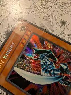 Blade Knight CT1-EN002 2004 Secret Rare HP Goddess Of Whim Photon Sabre Tiger LP - Image 5