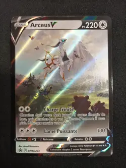 Carte Pokemon Arceus V Swsh204 Promo Epee Et Bouclier - Image 1