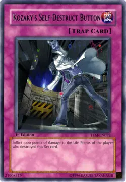 Kozaky's Self-Destruct Button - TLM-EN052 - Rare - Unlimited Edition Lightly Pla - Image 1