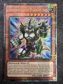 Yugioh Dinowrestler Pankratops MP24-EN047 Quarter Century Secret Rare 1st Ed NM - Image 1