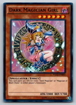 Dark Magician Girl (B) YGLD-ENB03 Yugi's Legendary Decks Yu-Gi-Oh NM - Image 1