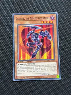 Gearfried the Red-Eyes Iron Knight SBC1-ENI05 Common 1st Ed Yugioh NM - Image 1