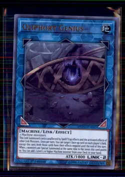 Yu-Gi-Oh! Qliphort Genius 1st Edition Ultra Rare DUPO-EN095 - Image 1