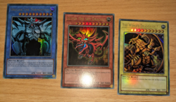Yugioh God Set Obelisk Ra Slifer LC01 Ultra Rare - Image 1