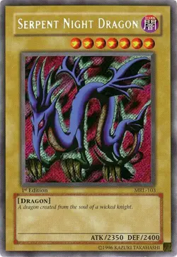 Serpent Night Dragon Unlimited Secret Rare Magic Ruler MRL-103 HP - Image 1