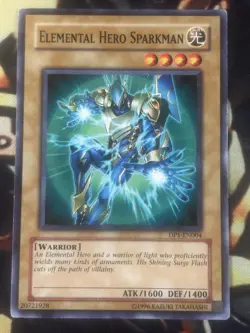 Yugioh: Elemental Hero Sparkman - DP1-EN004 - Common - Unlimited - LP - Image 1