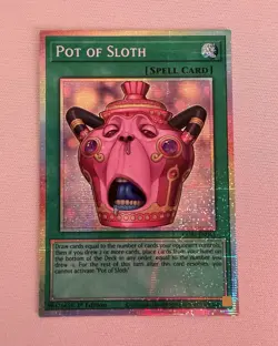 Yu-Gi-Oh! Pot of Sloth CORI-EN061 Starlight Rare 1st Ed - Image 1
