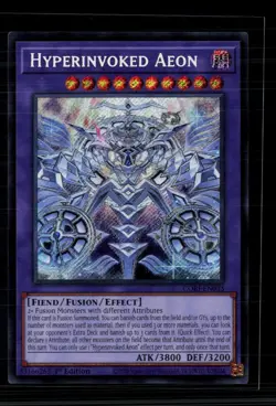 Yu-Gi-Oh! Hyperinvoked Aeon Chaos Origins Secret Rare • CORI-EN033 1st Edition - Image 1