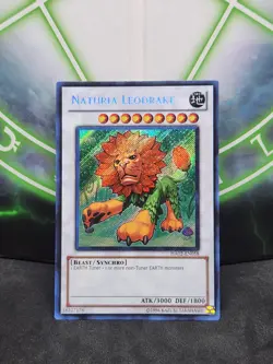 Yugioh Naturia Leodrake HA02-EN058 Secret Rare NM - Image 1